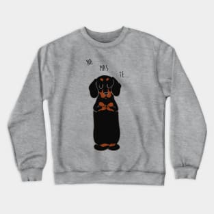 NAMASTE Dachshund Crewneck Sweatshirt